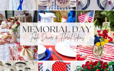 Memorial Day Table Decor & Floral Ideas