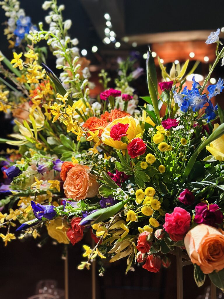 Corporate Event Floral in Bright Colors